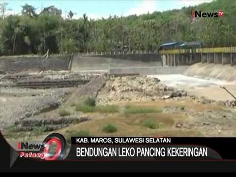 Bendungan Leko Pancing Kekeringan, Kab, Maros, Sulawesi Selatan - iNews Petang 14/08