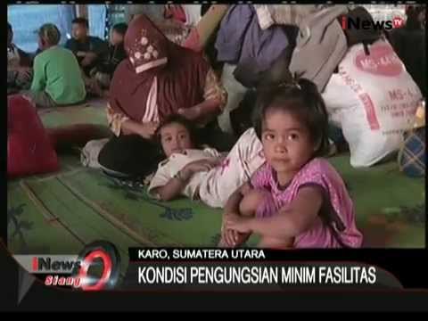 Kondisi Pengungsi Sinabung Minim Fasilitas - iNews Siang 23/06