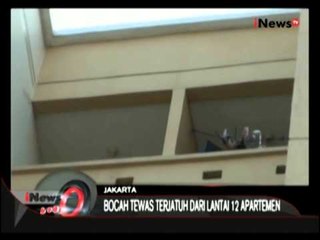 Bocah Tewas Terjatuh Dari Lantai 12 Apartemen - iNews Pagi 25/06