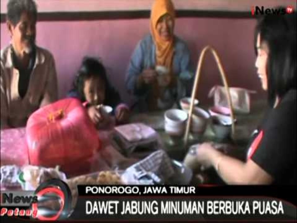 Dawet Jabung Minuman Khas Ponorogo Favorit Buka Puasa - iNews Petang 25/06