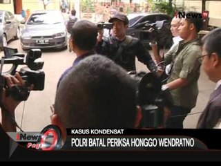 Polri Batal Periksa Honggo Wendratno - iNews Pagi 01/07
