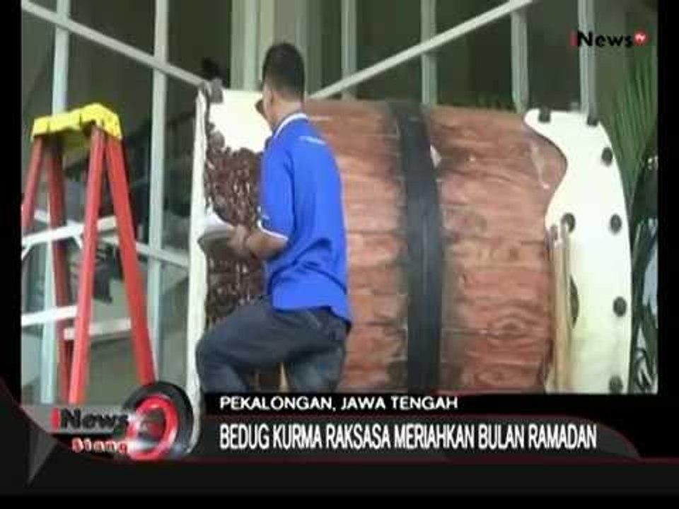 Semarak Ramadan, Bedug Unik Raksasa Dari Buah Kurma, Pekalongan - iNews Siang 06/07