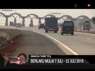 Jelang Lebaran, Tarif Tol Diskon 25% Hingga 35% - iNews Siang 07/07