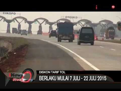 Jelang Lebaran, Tarif Tol Diskon 25% Hingga 35% - iNews Siang 07/07