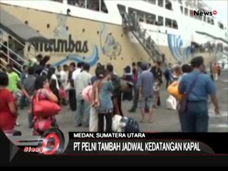 1000 Pemudik Tiba Di Pelabuhan Belawan Menggunakan Kapal Motor Kelut - iNews Siang 09/07