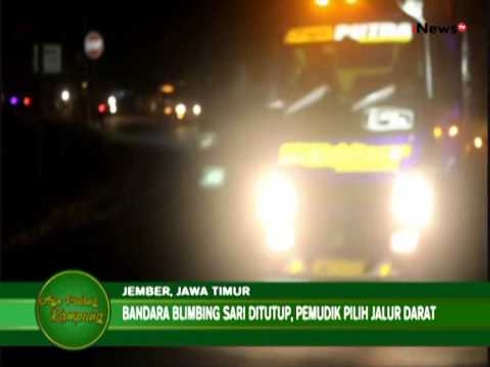 Penerbangan Jember Banyuwangi Ditutup, Jalur Selatan Jember Ramai Pemudik - iNews Pagi 13/07