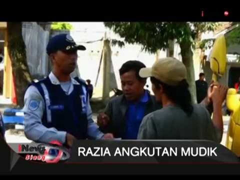 Kesiapan Mudik Dishub Razia Uji Kelayakan Jalan, Supir Truk Menolak Ditilang - iNews Siang 09/07