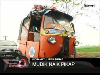 Mudik Demi Bertemu Keluarga, Tak Ada Motor Bajaj-pun Jadi - iNews Malam 12/07