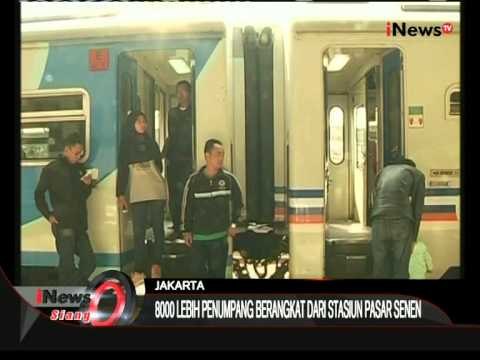 MASIH!!! Ribuan Pemudik Padati Stasiun Pasar Senen - iNews Siang 14/07