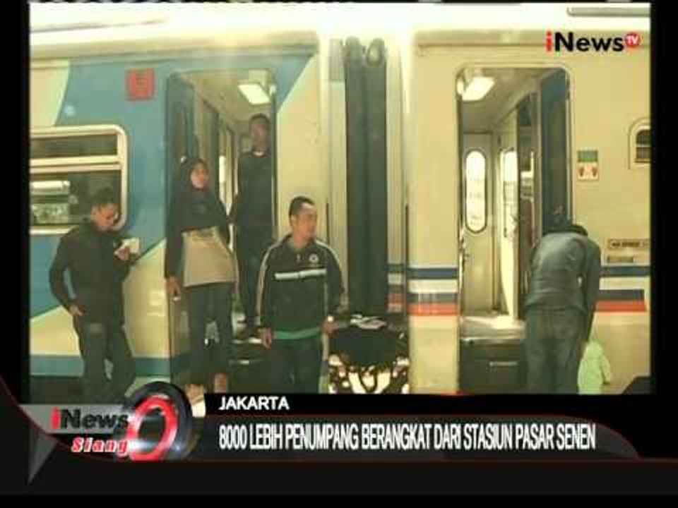 MASIH!!! Ribuan Pemudik Padati Stasiun Pasar Senen - iNews Siang 14/07