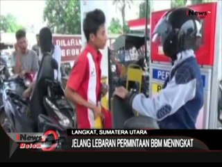 BBM Langka Di Pangkalan Brandan, Warga Antri Untuk Mengisi Bahan Bakar - iNews Malam 16/07