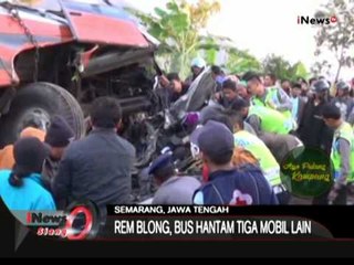 Descargar video: Tabrakan Beruntun,  5 Orang Tewas Akibat Rem Bis Rema Abadi Blong - iNews Siang 16/07