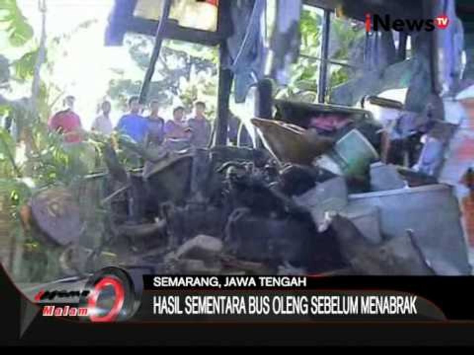 Polisi Melakukan Olah TKP Kecelakaan Bus Pemudik - iNews Malam 17/07
