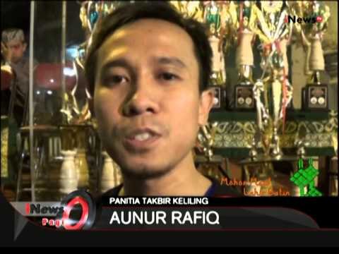 Takbir Keliling Dengan Membawa Lampion Raksasa, Jogjakarta - iNews Pagi 17/07