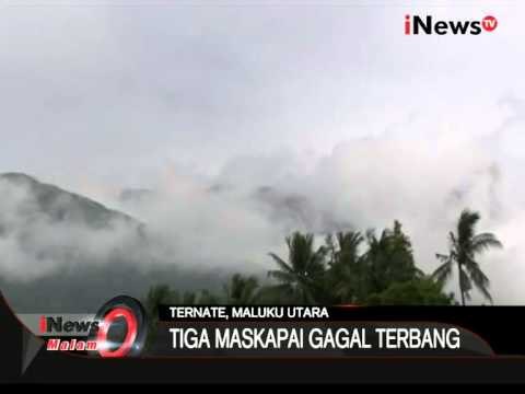 Erupsi Gunung Gamalama Gagalkan Tiga Maskapai Lepas Landas - iNews Malam 17/07