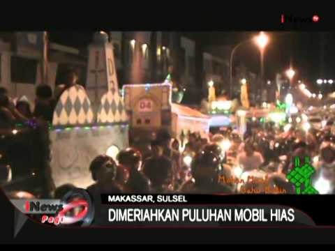Takbir Keliling Dengan Pawai Mobil Hias Sambut Lebaran, Makasar - iNews Pagi 17/07