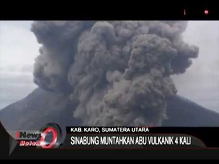 Sinabung Erupsi Kembali, 4 Kali Semburan Abu Vulkanik Selimuti Rumah Dan Tanaman - iNews Malam 19/07