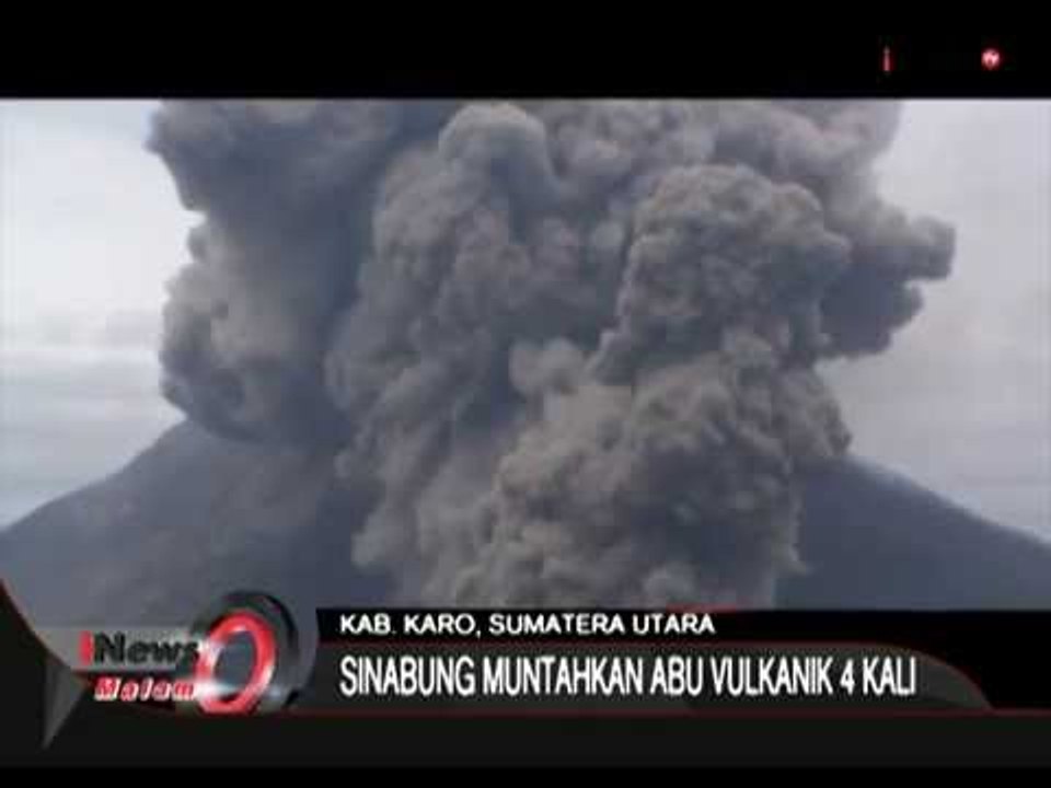 Sinabung Erupsi Kembali, 4 Kali Semburan Abu Vulkanik Selimuti Rumah Dan Tanaman - iNews Malam 19/07