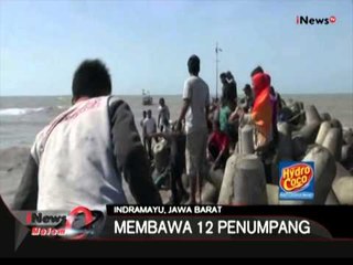 Perahu Wisata Terbalik Dihantam Ombak Stinggi 3 Meter, Indramayu - iNews Malam 19/07