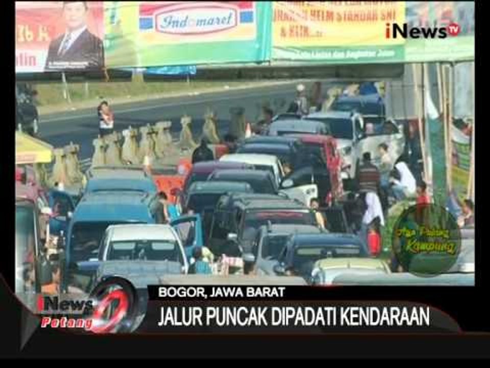 Arus Balik Lebaran Jalur Puncak Dipadati Kendaraan iNews Petang 2007