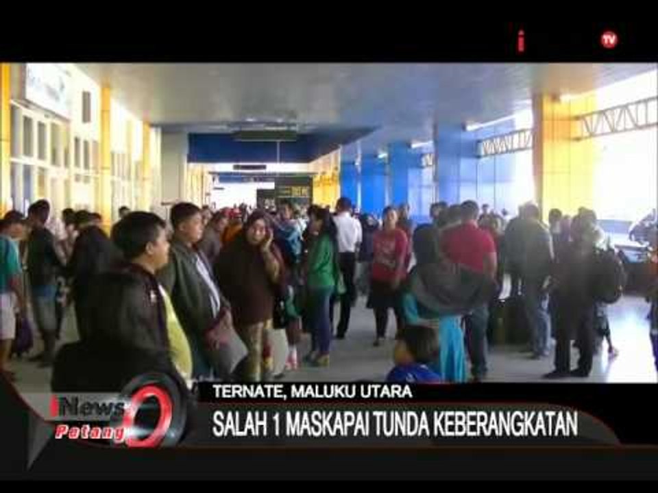 Erupsi Gunung Gamalama Membuat Maskapai Menunda Penerbangan - iNews Petang 20/07