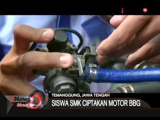 Kreasi Anak Negeri, Siswa SMK Ciptakan Motor BBG - iNews Siang 21/07