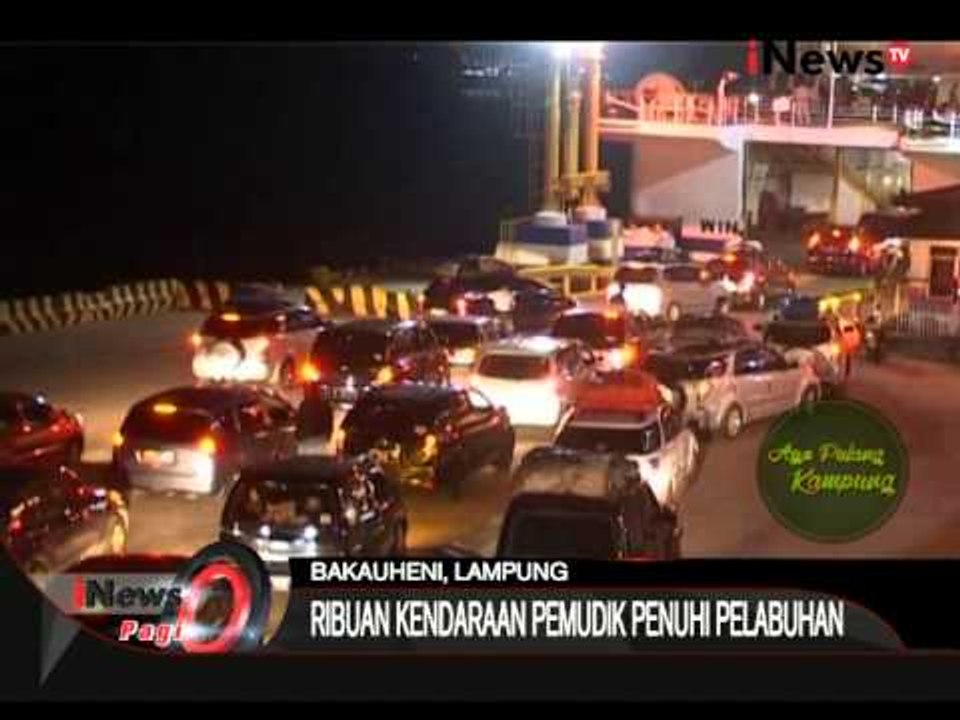 Arus Balik Lebaran 2015: Ribuan Kendaraan Pemudik Penuhi Pelabuhan - iNews Pagi 22/07