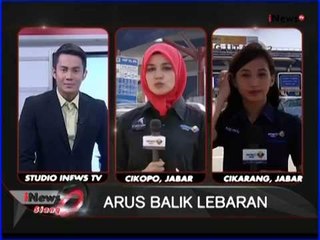 Live Report: 12 Pintu Tol Cikopo Di Operasikan, Antrian Kendaraan Masih Panjang - iNews Siang 21/07
