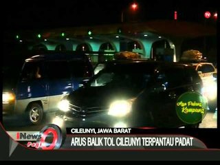 Arus Balik Lebaran 2015: Tol Cileunyi Terpantau Padat - iNews Pagi 23/07