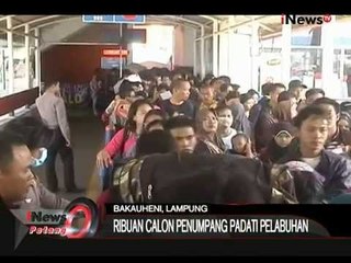 Arus Balik Lebaran 2015, Ribuan Calon Penumpang Padati Pelabuhan - iNews Petang 23/07