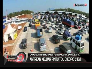 Live Report Pantauan Arus Balik Lebaran 2015 Dari Tol Cikopo - iNews Petang 24/07