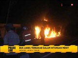 Bus Terbakar Diduga Arus Listrik Korsleting - Police Line 28/07