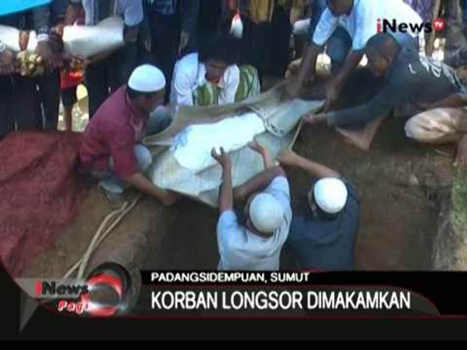 Korban Longsor Di Sumatra Utara, 1 Keluarga Dimakamkan Disatu Liang Lahat - iNews Pagi 29/07
