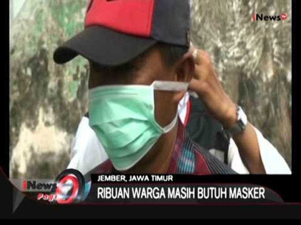 Hujan Abu Gunung Raung, PMI Bagikan Masker Ke Warga Agar Tidak Terserang ISPA - iNews Pagi 27/07