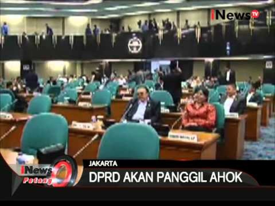 Lucu Gubernur DKI Ahok Dipanggil DPRD Soal Korupsi UPS - iNews Petang 31/07