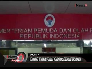 Tim Kejagung Geledah Kantor Menpora - iNews Pagi 04/08