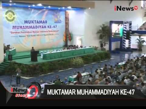 Sidang Pleno Ke 2 Muktamar Muhammadiyah - iNews Siang 04/08