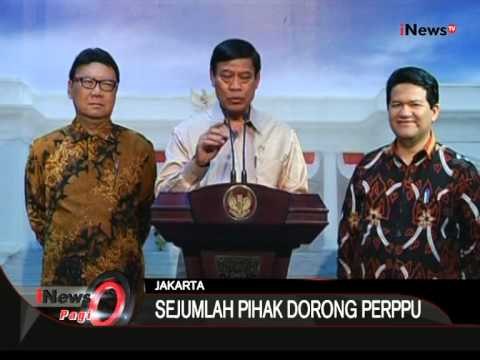 Sejumlah Pihak Dorong PERPPU - iNews Pagi 05/08