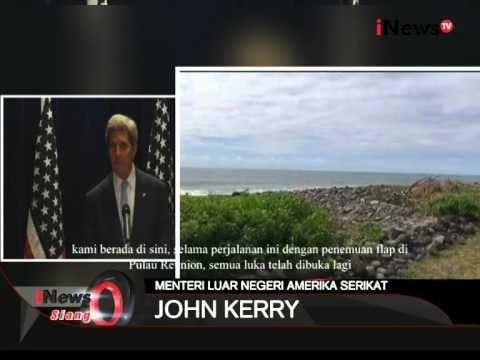 Manlu AS John Kerry: Penemuan Puing MH370 Membuka Luka Lama - iNews Siang 07/08
