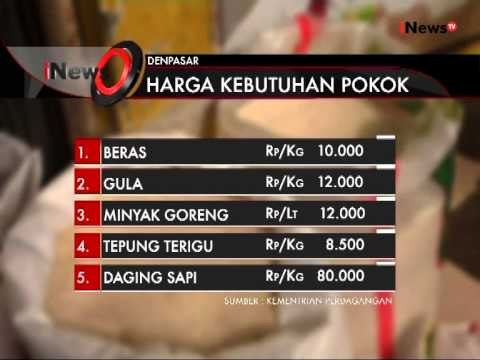 Daftar Harga Kebutuhan Bahan Pokok Di Beberapa Kota - iNews Pagi 10/08