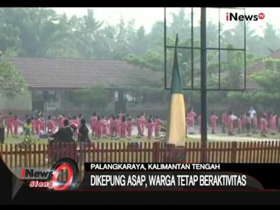 Dikepung Asap, Warga Tetap Beraktivitas Di Palangkaraya, Kalteng - iNews Siang 07/08