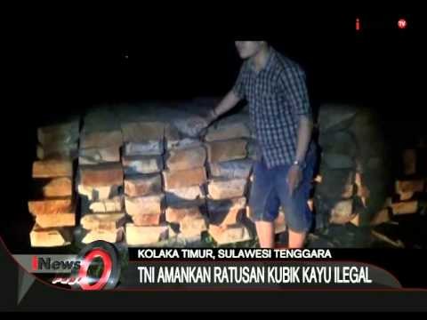 Kayu Ilegal Berhasil Disita Polisi Di Kolaka Timur, Sulteng - iNews Pagi 10/08
