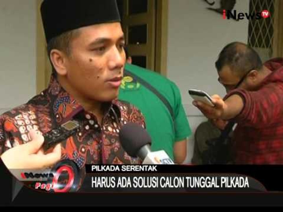 Polemik Calon Tunggal, Arwani Thomafi Usulkan Revisi Undang-undang - iNews Pagi 10/08