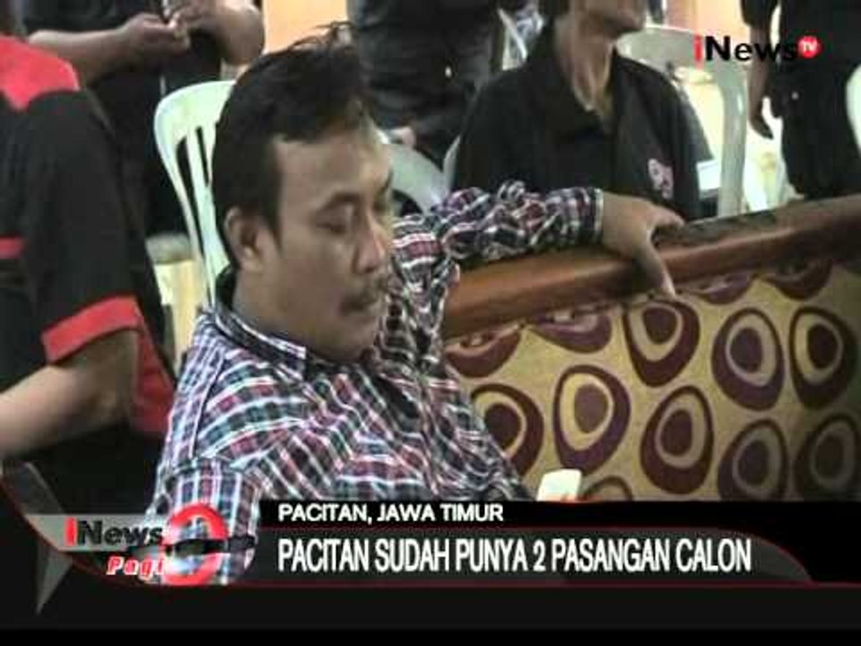 PDIP Dan Hanura Ajukan Calon, Pacitan, Jatim -  iNews Pagi 11/08