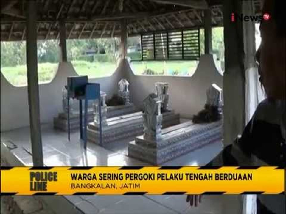 Astagfirullah!! Sepasang PNS Sekolah SD Kepergok Mesum di Kuburan - Police Line 11/08