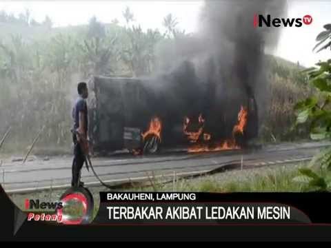 Bus Terbakar, Diduga Akibat Mesin Bus Meledak - iNews Petang 11/08