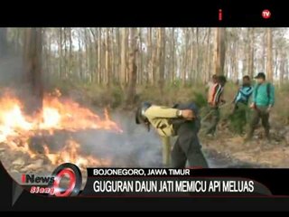 Kebakaran Hutan Jati - iNews Siang 11/08
