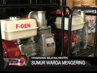 Akibat Kekeringan, Warga Gunakan Air Kubangan, Tangsel, Banten - iNews Malam 12/08