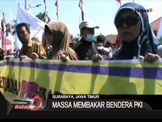 Massa Tolak Paham Komunis, Surabaya, Jatim - iNews Malam 13/08