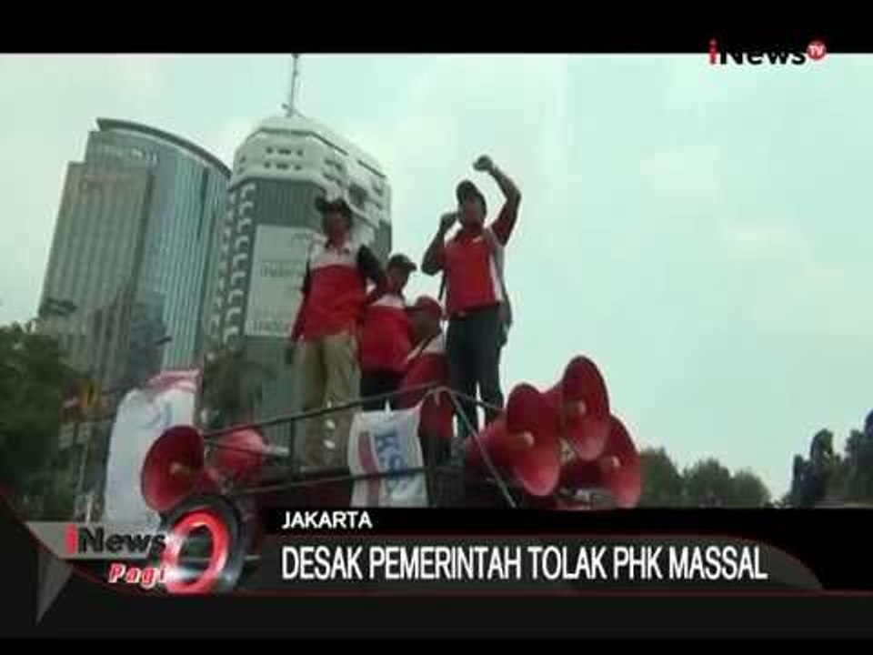 Ratusan Buruh Gelar Demo, Tuntut Pemerintah Memperhatikan Kesejahteraan Buruh - iNews Pagi 08/10